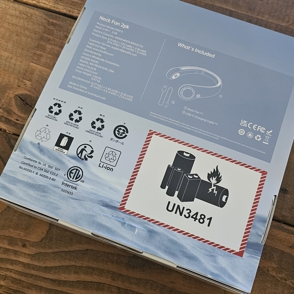 JisuLife White Neck Fan - Picture 5 of 5